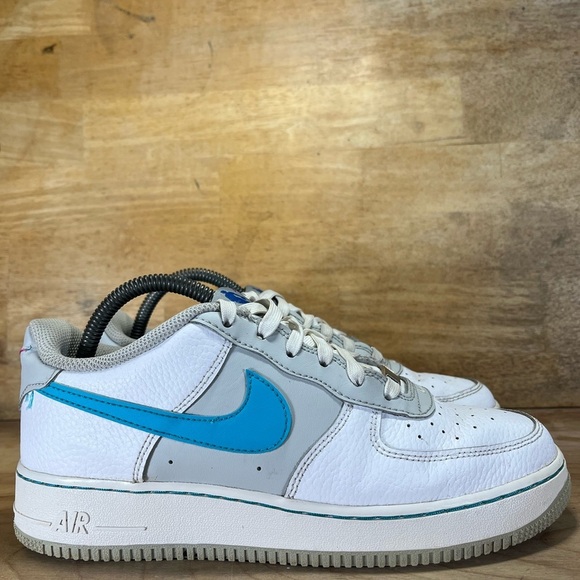 Nike NBA x Air Force 1 '07 LV8 75th Anniversary Fiesta Womens Sz 8.5 (7Y) Shoes - Picture 1 of 10